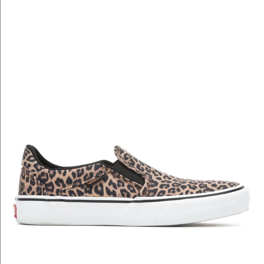Leopard Print Slip-on Vans